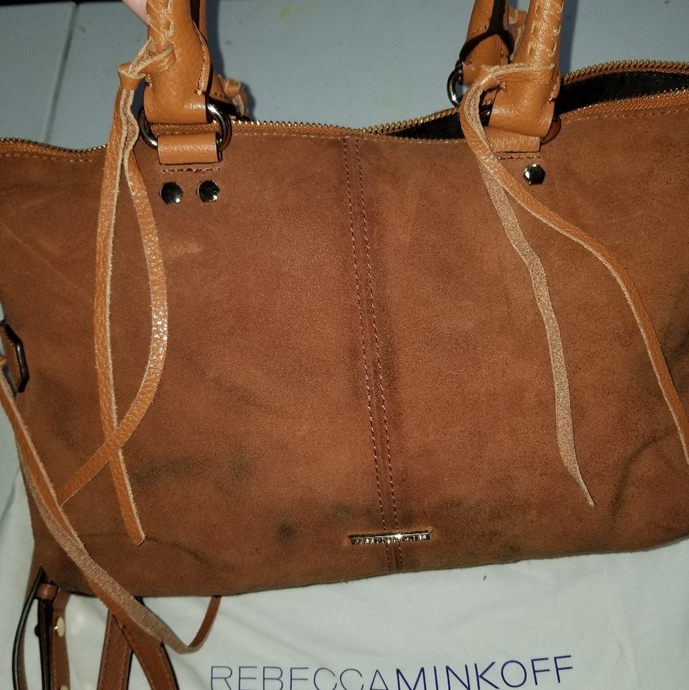 Rebecca Minkoff Moto Sued Hand Bag - Picture 6 of 6